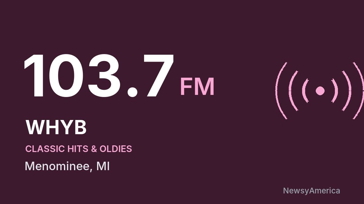 WHYB 103.7 FM – Menominee