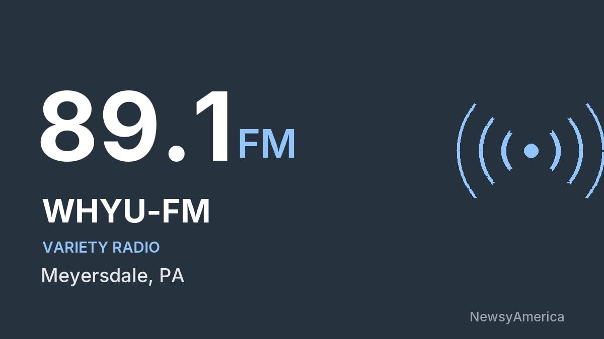 WHYU-FM 89.1 FM – Meyersdale