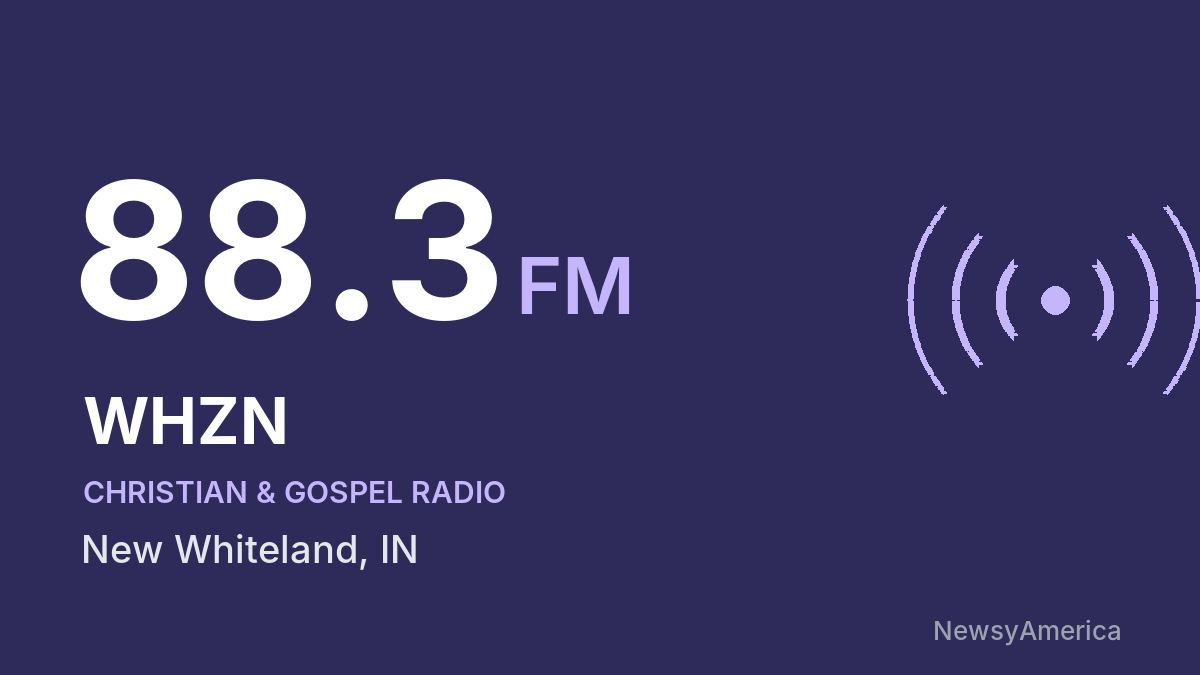 WHZN 88.3 FM – New Whiteland