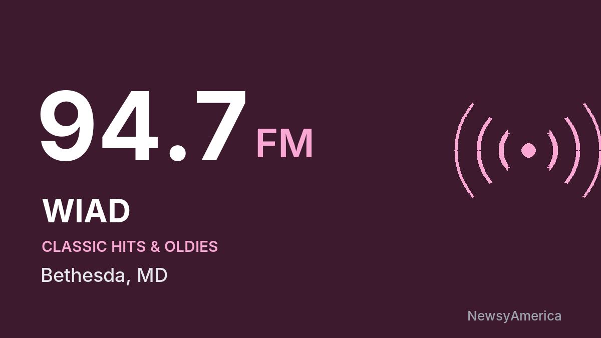 WIAD 94.7 FM – Bethesda