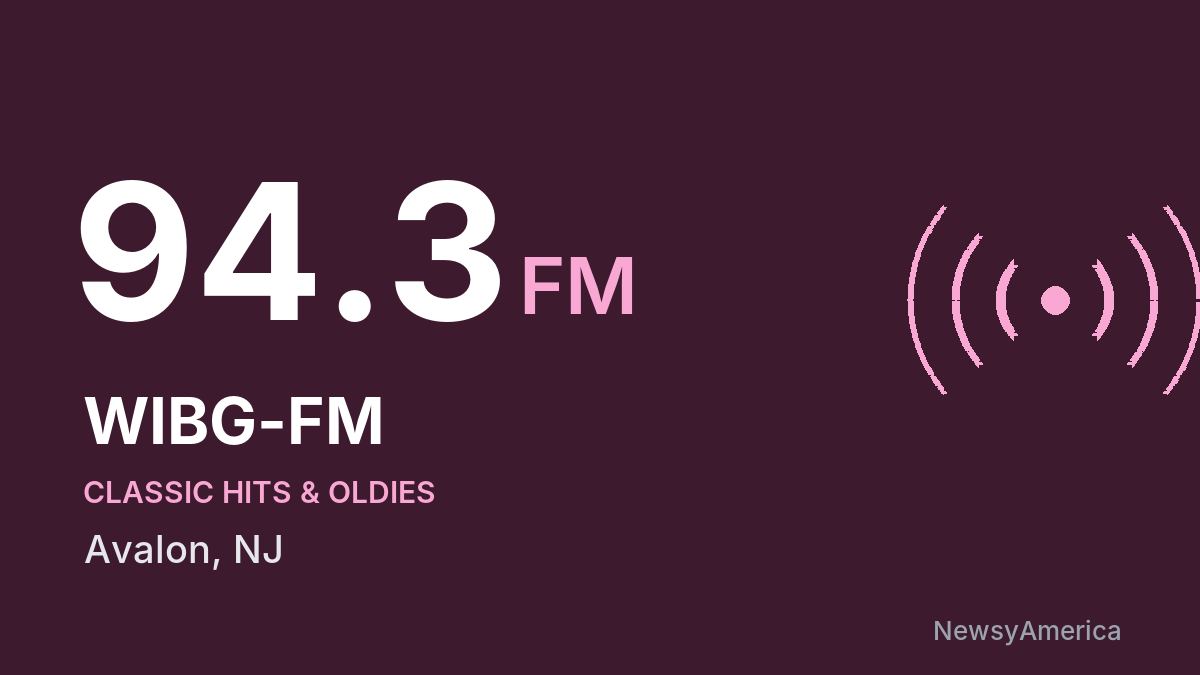WIBG-FM 94.3 FM – Avalon