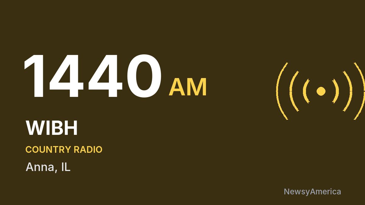 WIBH 1440 AM – Anna