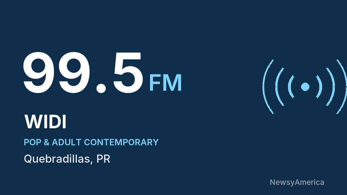 WIDI 99.5 FM – Quebradillas