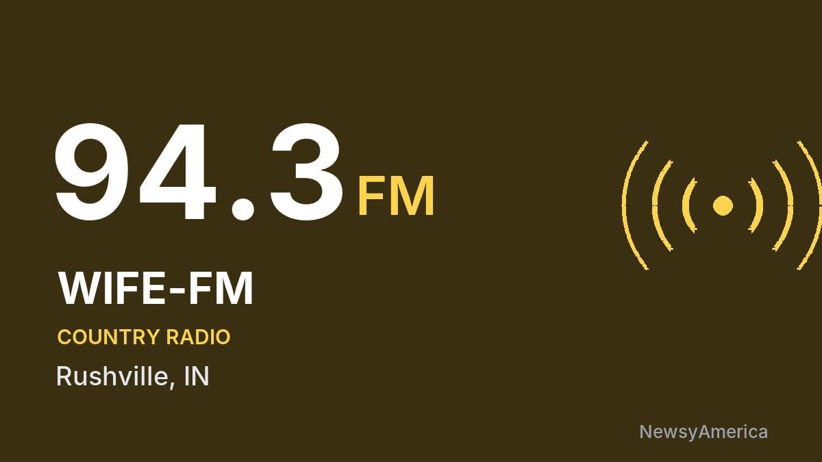 WIFE-FM 94.3 FM – Rushville