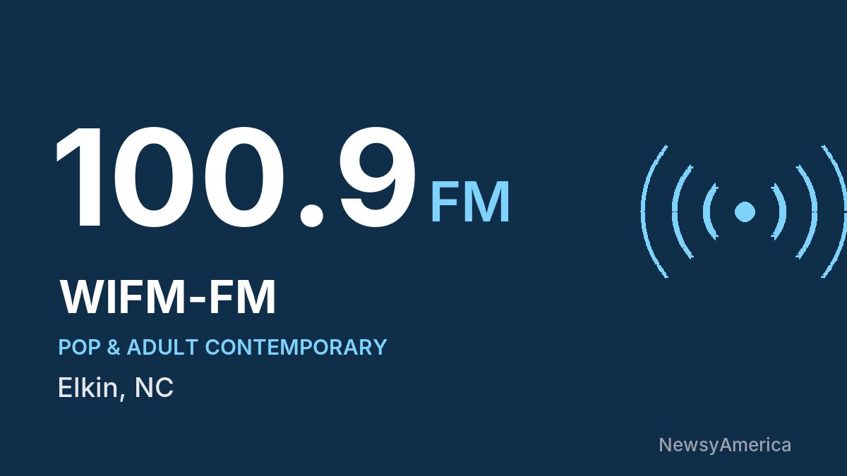 WIFM-FM 100.9 FM – Elkin