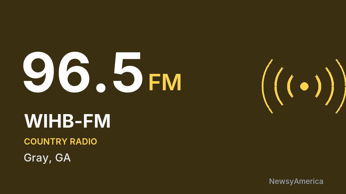 WIHB-FM 96.5 FM – Gray
