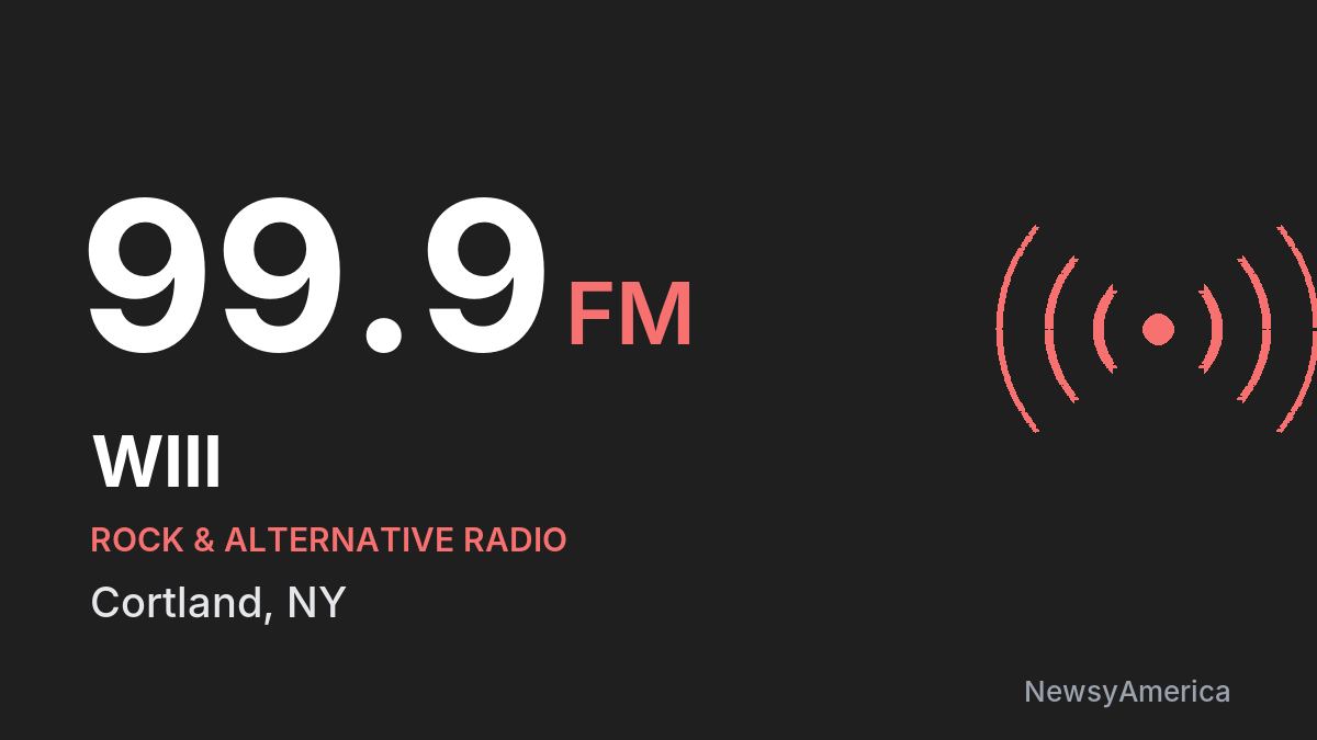 WIII 99.9 FM – Cortland