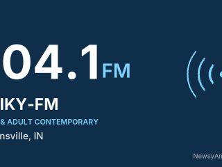WIKY-FM 104.1 FM, Evansville, IN