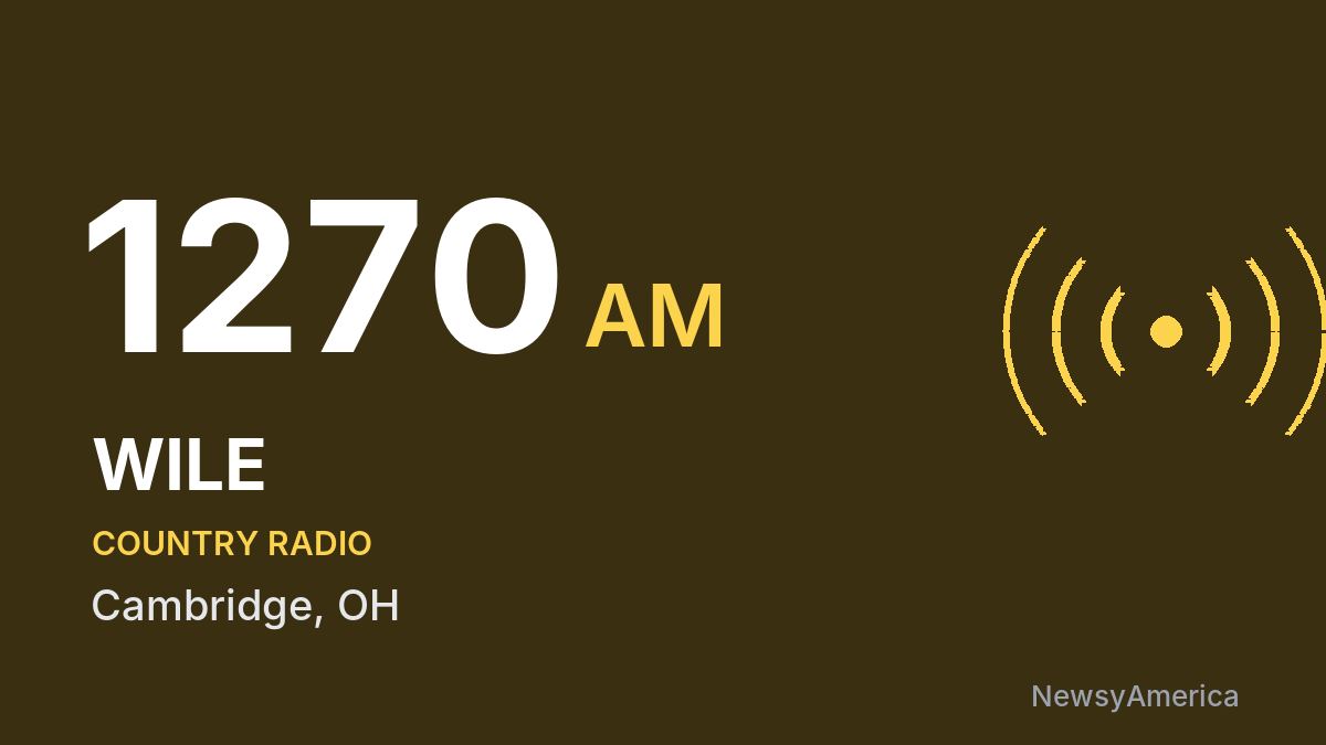 WILE 1270 AM – Cambridge
