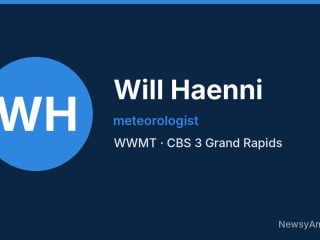 Will Haenni, meteorologist, WWMT