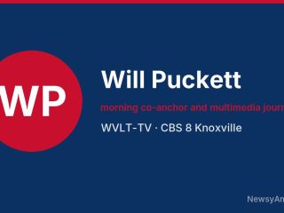 Will Puckett, morning co-anchor and multimedia journalist, WVLT-TV