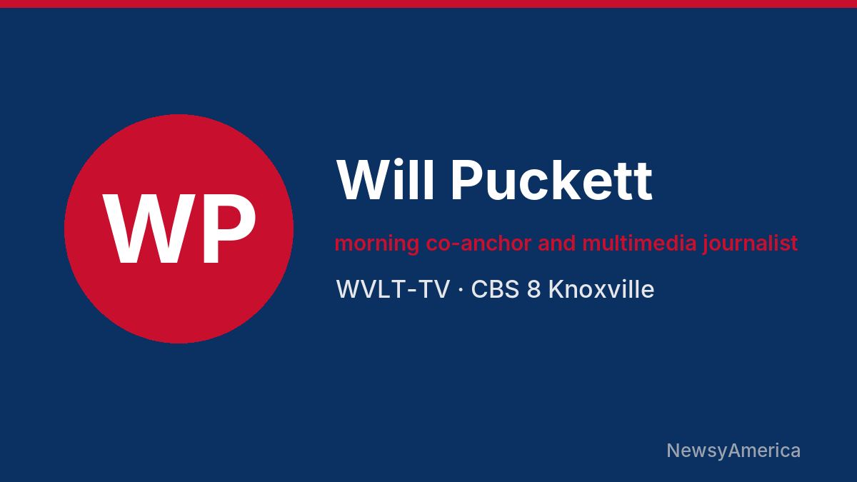 Will Puckett – WVLT-TV, Knoxville