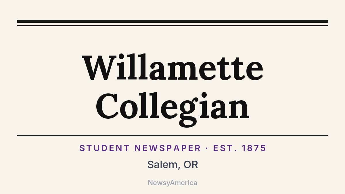 Willamette Collegian – Salem, OR