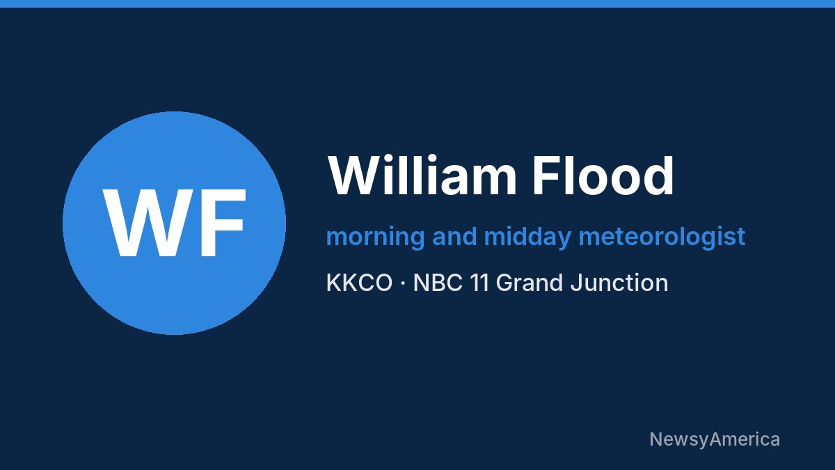William Flood – KKCO, Grand Junction