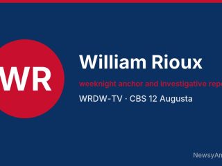 William Rioux, weeknight anchor and investigative reporter, WRDW-TV