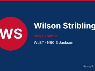 Wilson Stribling, news anchor, WLBT
