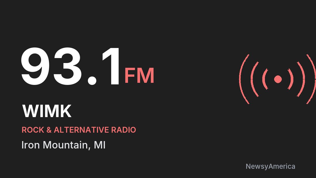 WIMK 93.1 FM – Iron Mountain