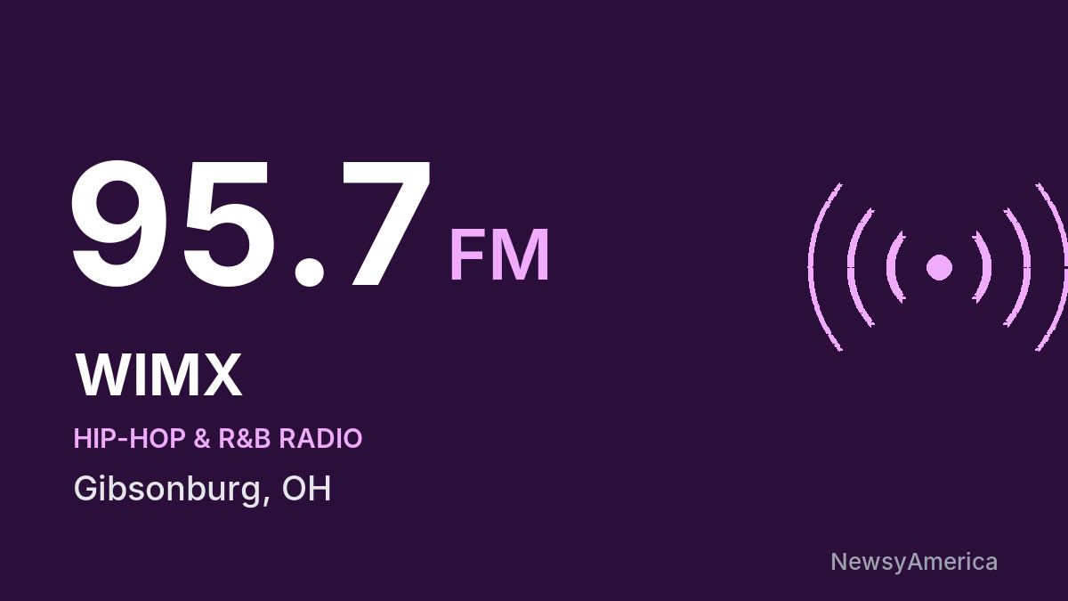 WIMX 95.7 FM – Gibsonburg