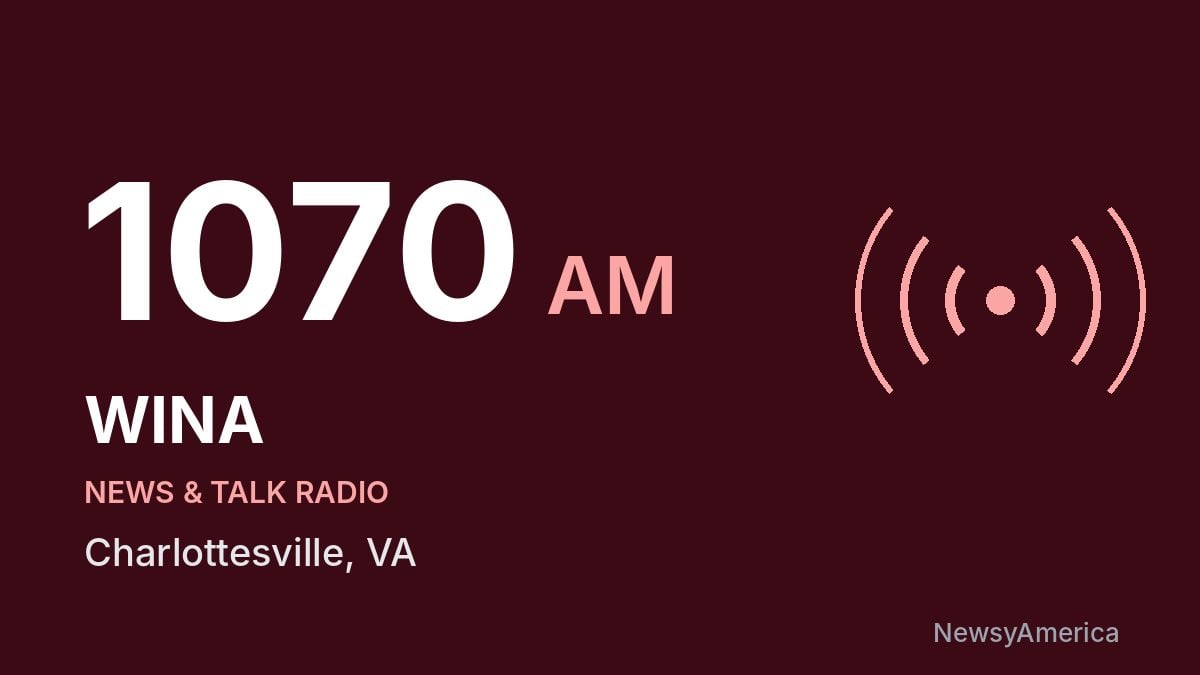WINA 1070 AM – Charlottesville