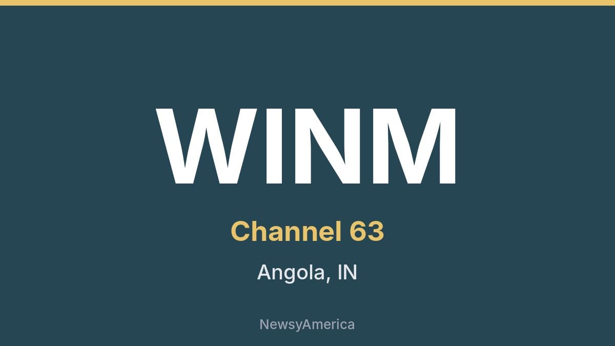 WINM – Channel 63 Ft. Wayne