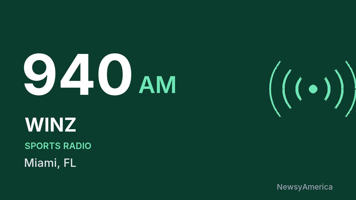 WINZ 940 AM – Miami