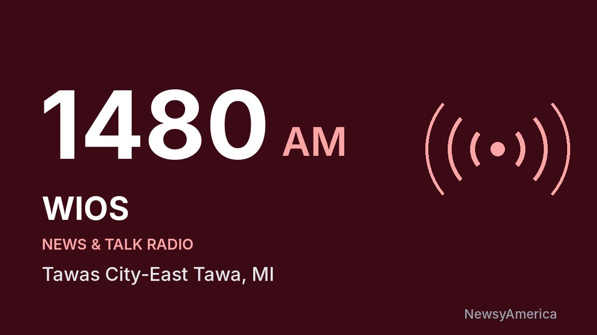 WIOS 1480 AM – Tawas City-East Tawa