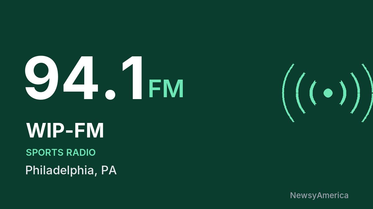 WIP-FM 94.1 FM – Philadelphia