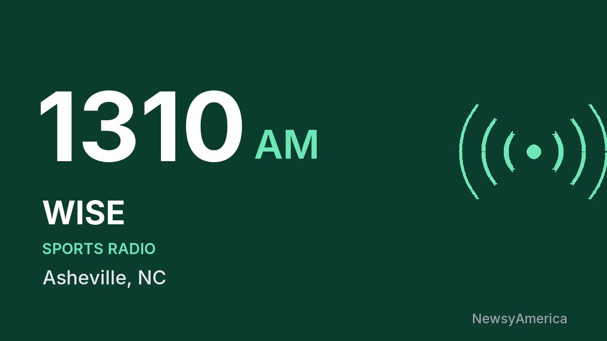WISE 1310 AM – Asheville