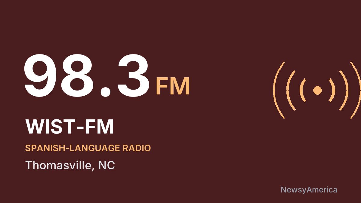 WIST-FM 98.3 FM – Thomasville