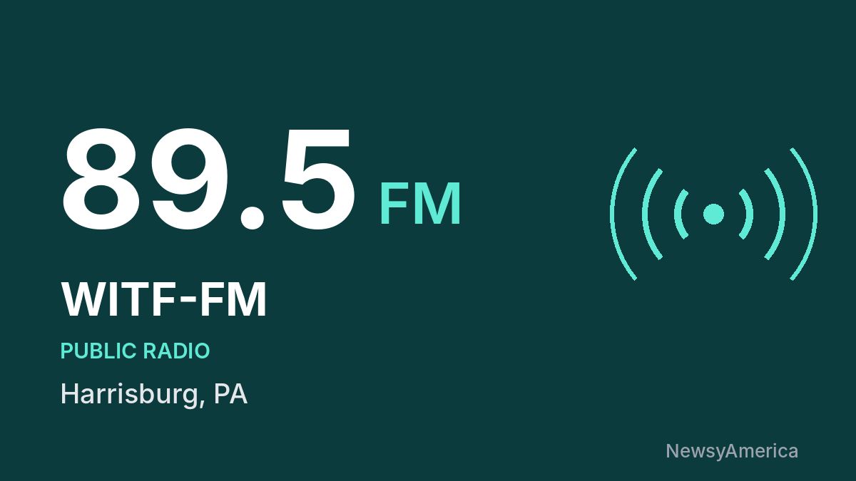 WITF-FM 89.5 FM – Harrisburg