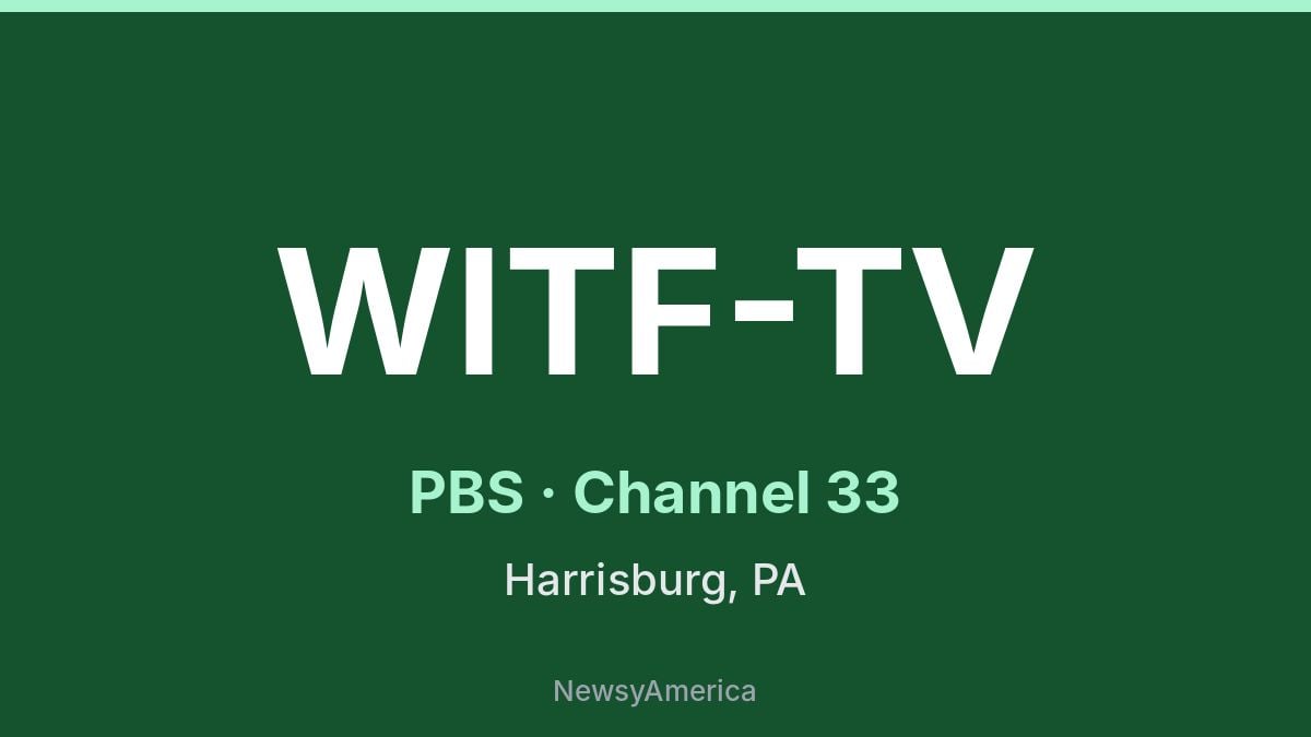 WITF-TV – PBS 33 Harrisburg