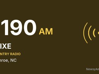 WIXE 1190 AM, Monroe, NC