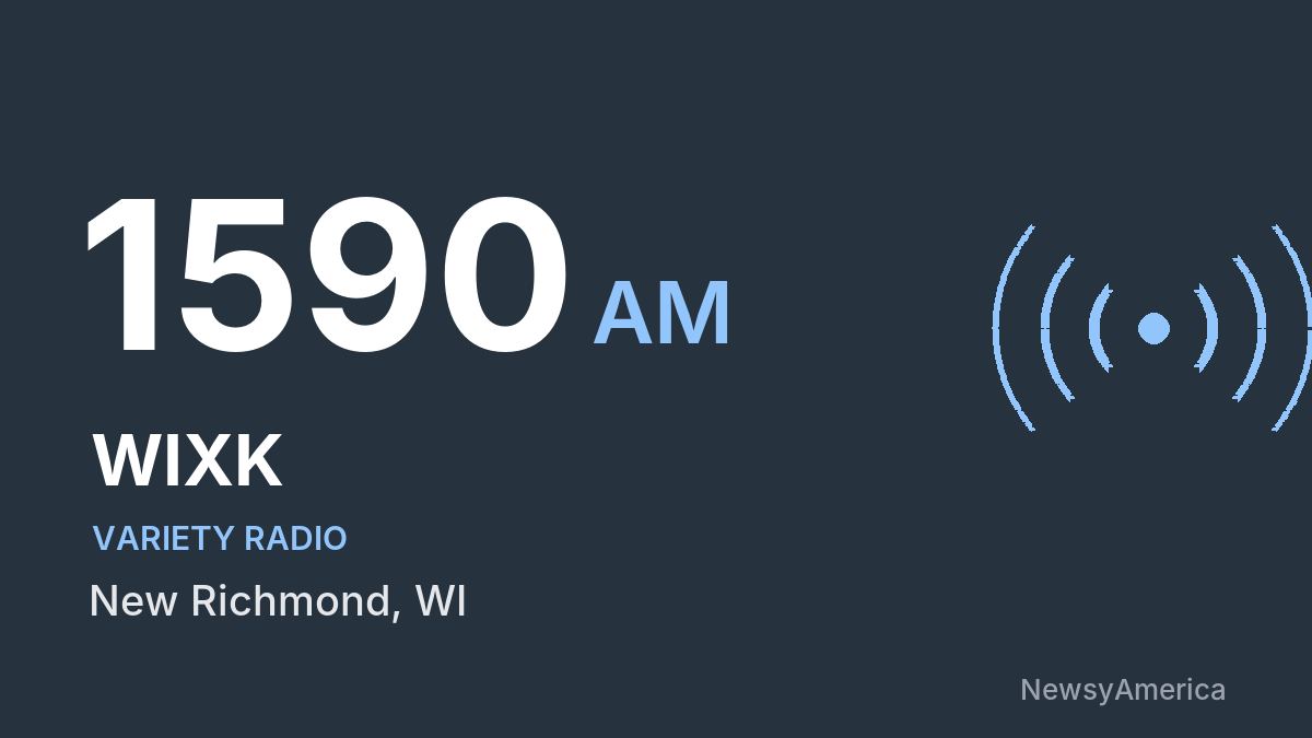 WIXK 1590 AM – New Richmond