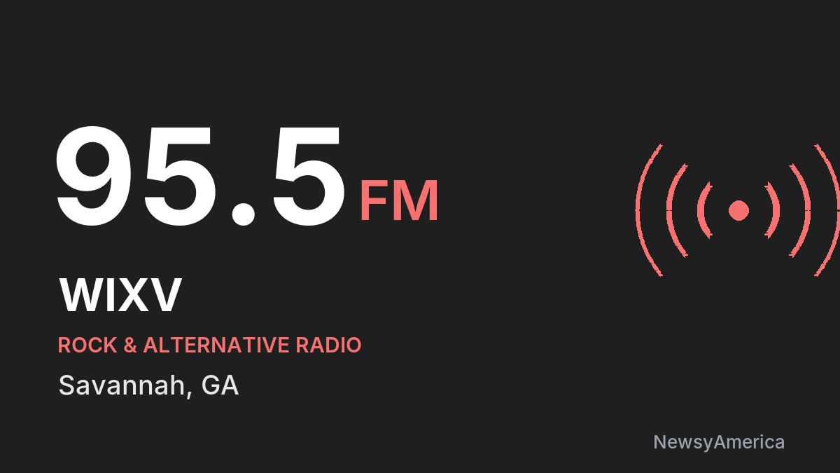 WIXV 95.5 FM – Savannah