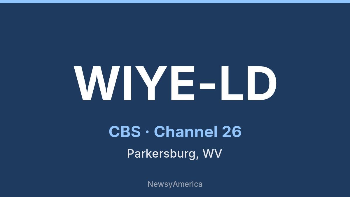 WIYE-LD – CBS 26 Parkersburg