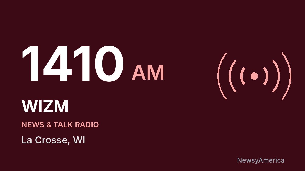 WIZM 1410 AM – La Crosse