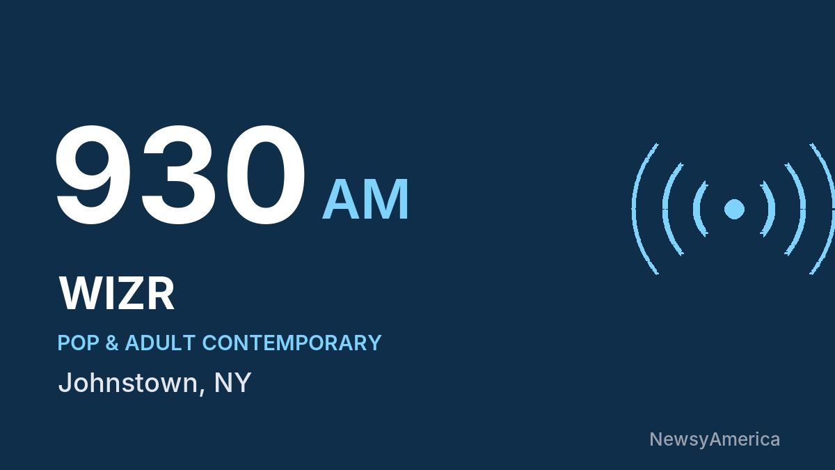 WIZR 930 AM – Johnstown