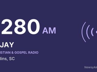 WJAY 1280 AM, Mullins, SC