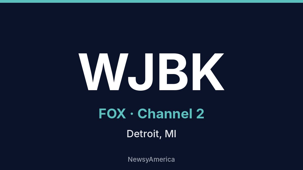 WJBK – FOX 2 Detroit