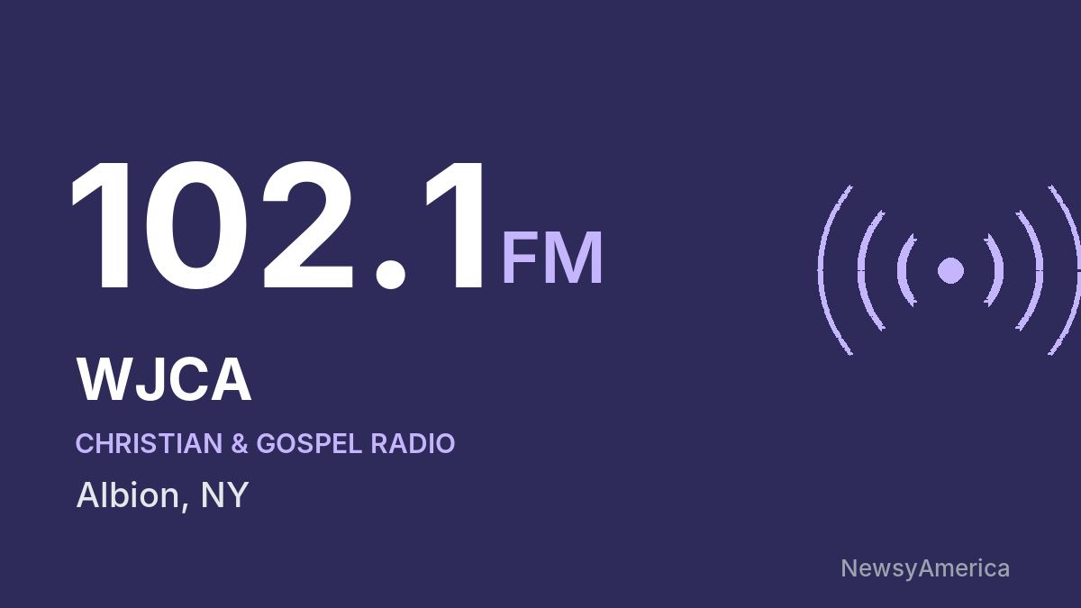 WJCA 102.1 FM – Albion