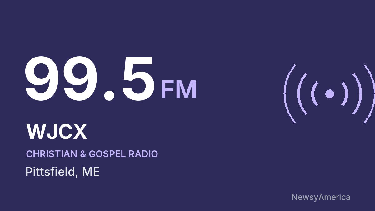 WJCX 99.5 FM – Pittsfield