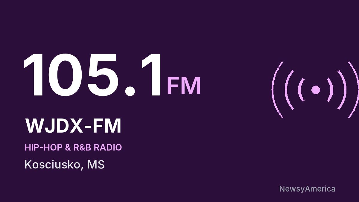 WJDX-FM 105.1 FM – Kosciusko