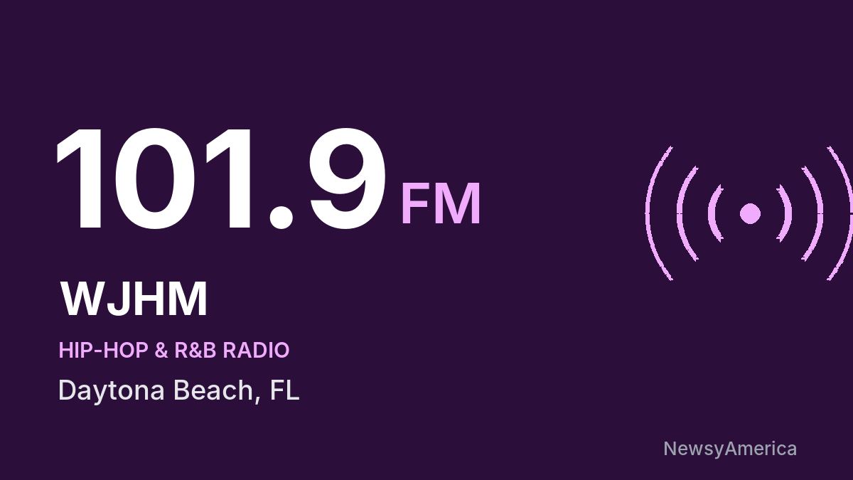 WJHM 101.9 FM – Daytona Beach