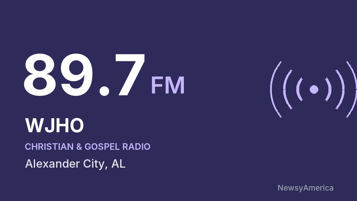 WJHO 89.7 FM – Alexander City