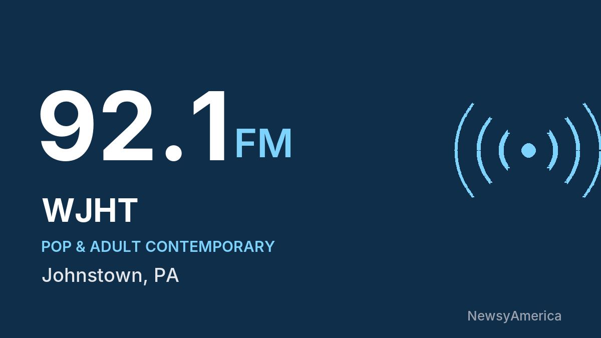 WJHT 92.1 FM – Johnstown