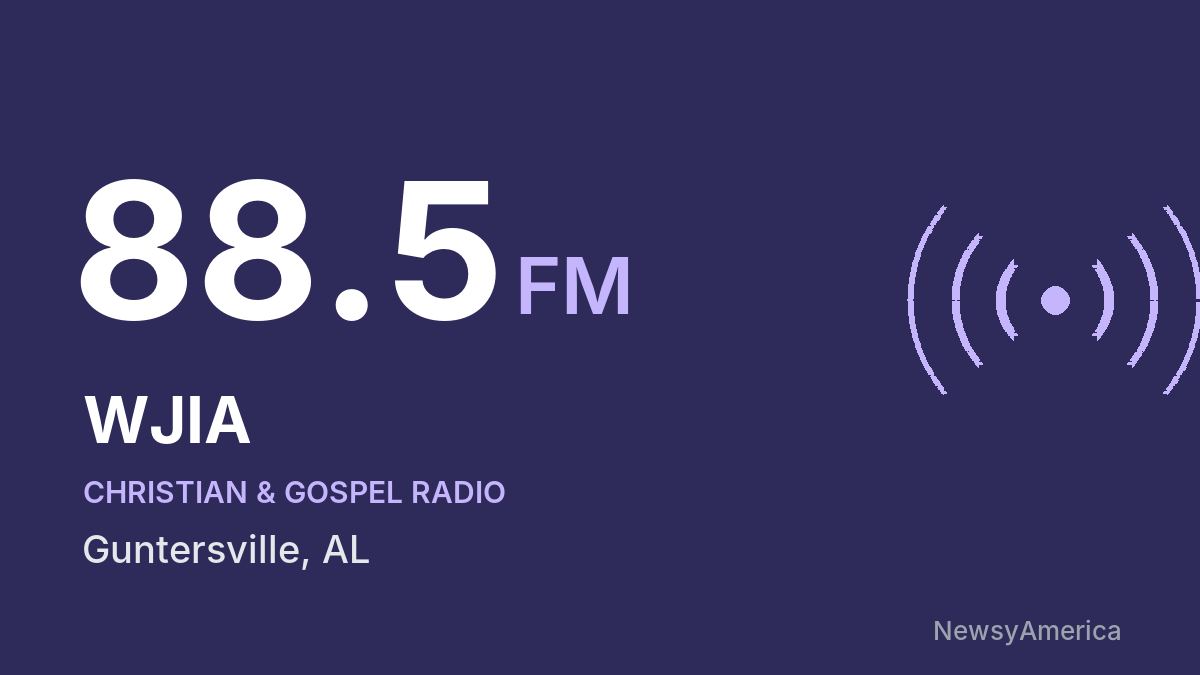 WJIA 88.5 FM – Guntersville