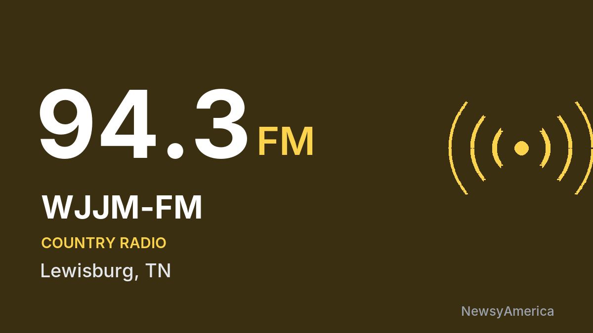 WJJM-FM 94.3 FM – Lewisburg
