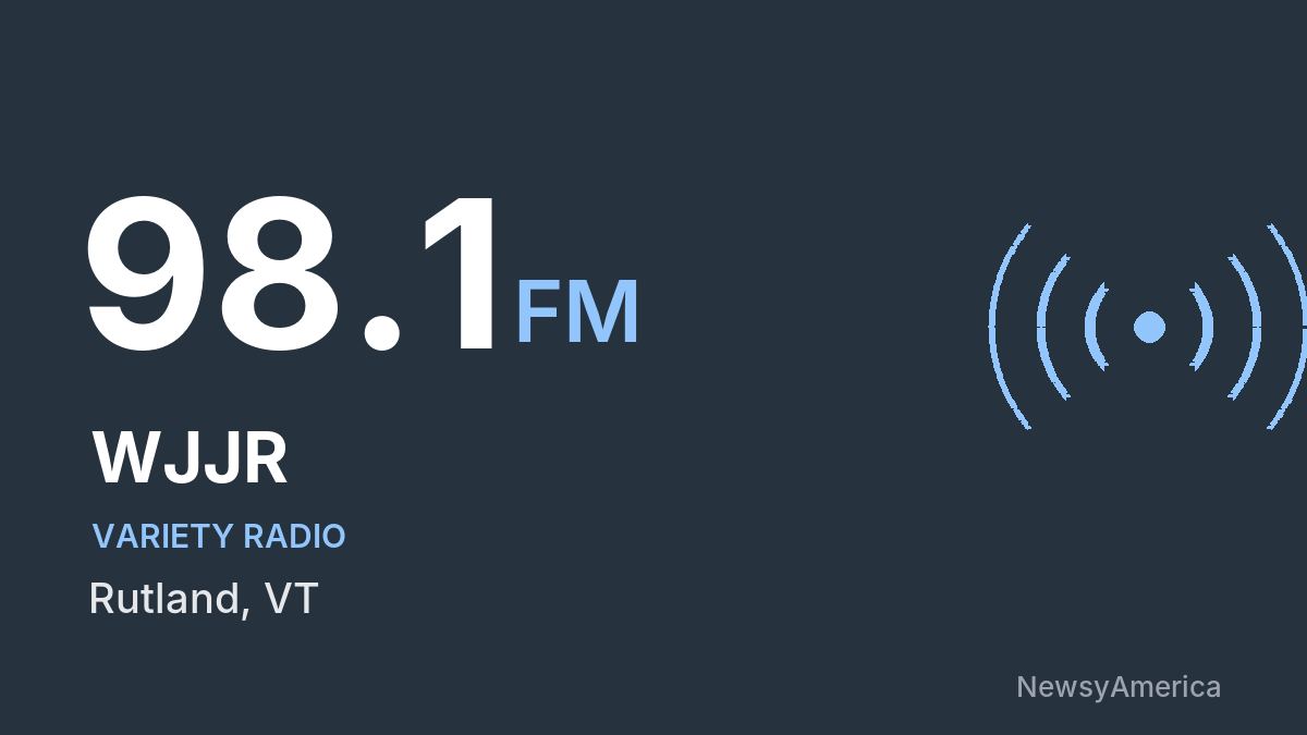 WJJR 98.1 FM – Rutland