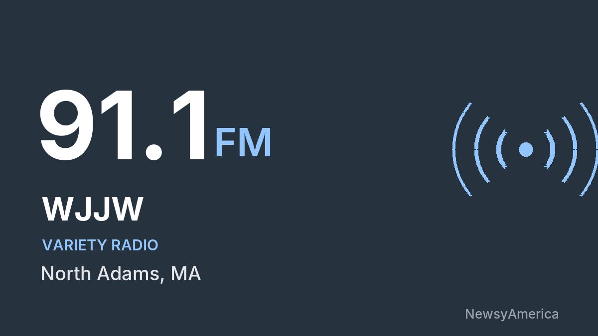 WJJW 91.1 FM – North Adams