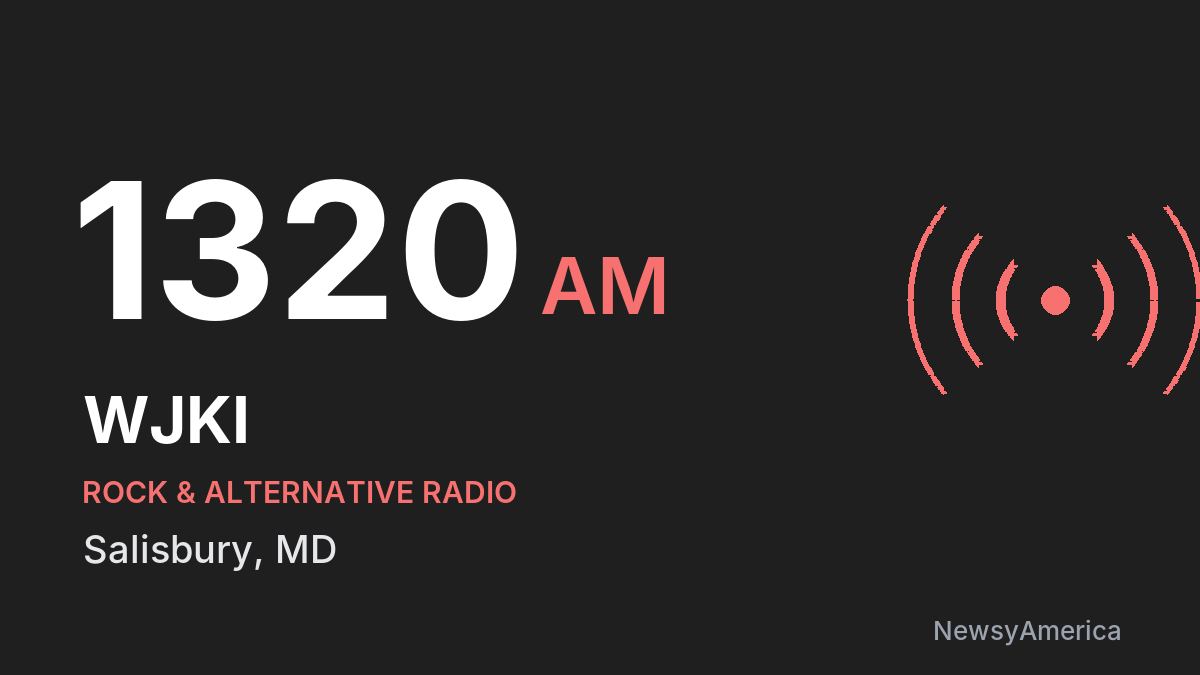 WJKI 1320 AM – Salisbury